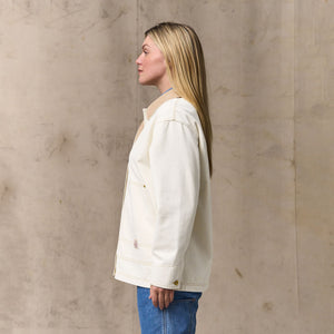 Women's 11-oz. denim barn coat by Filson | Natural seed (White)