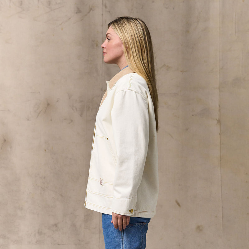 Women's 11-oz. denim barn coat by Filson | Natural seed (White)