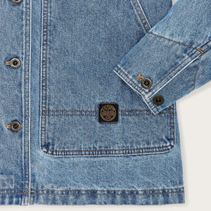 Women's 11-oz. denim barn coat par Filson | Light indigo (Blue)