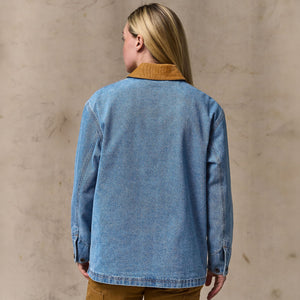 Women's 11-oz. denim barn coat par Filson | Light indigo (Blue)