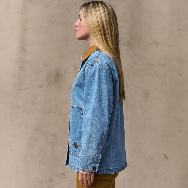 Women's 11-oz. denim barn coat par Filson | Light indigo (Blue)