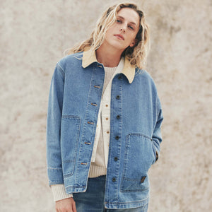 Women's 11-oz. denim barn coat par Filson | Light indigo (Blue)