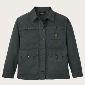 Women's reverse sateen cruiser jacket par Filson | Faded black (Black)