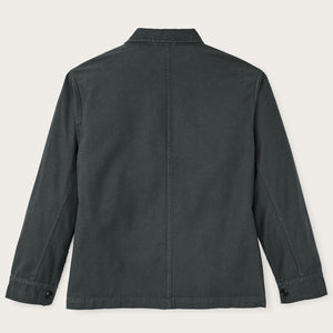 Women's reverse sateen cruiser jacket par Filson | Faded black (Black)