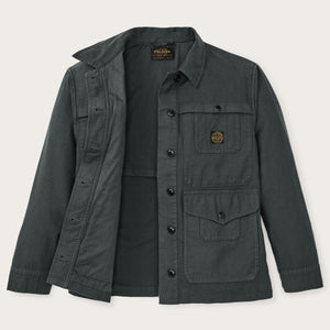 Women's reverse sateen cruiser jacket par Filson | Faded black (Black)