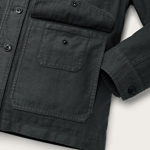 Women's reverse sateen cruiser jacket par Filson | Faded black (Black)