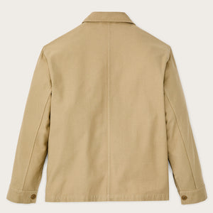 Women's reverse sateen cruiser jacket par Filson | Antique khaki (Yellow)