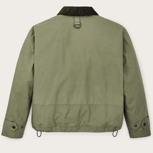 Women's dry wax short work jacket par Filson | Slate olive (Green)