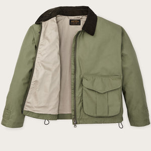 Women's dry wax short work jacket par Filson | Slate olive (Green)