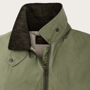 Women's dry wax short work jacket par Filson | Slate olive (Green)