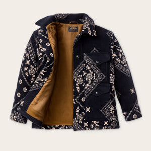 Women's jacquard wool cruiser jacket par Filson | Ink navy (Blue)