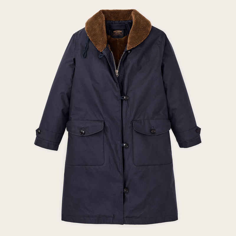 Women's harbor front trench coat by Filson | Blue (Blue)