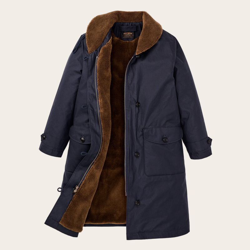 Women's harbor front trench coat by Filson | Blue (Blue)