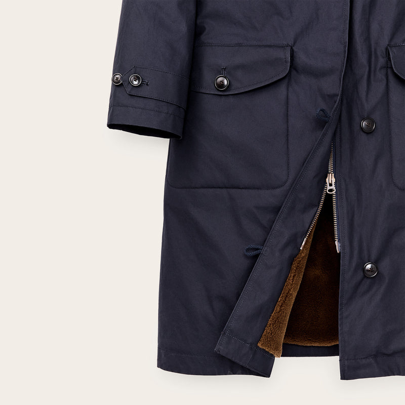 Women's harbor front trench coat by Filson | Blue (Blue)