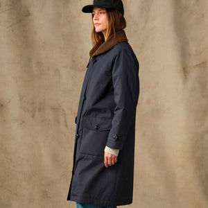 Women's harbor front trench coat by Filson | Blue (Blue)