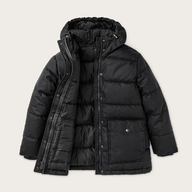 Women's heritage cotton down parka by Filson | Black (Black)