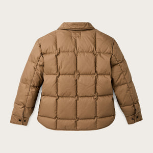 Women's heritage cotton down jacket par Filson | Antique bronze (Brown)