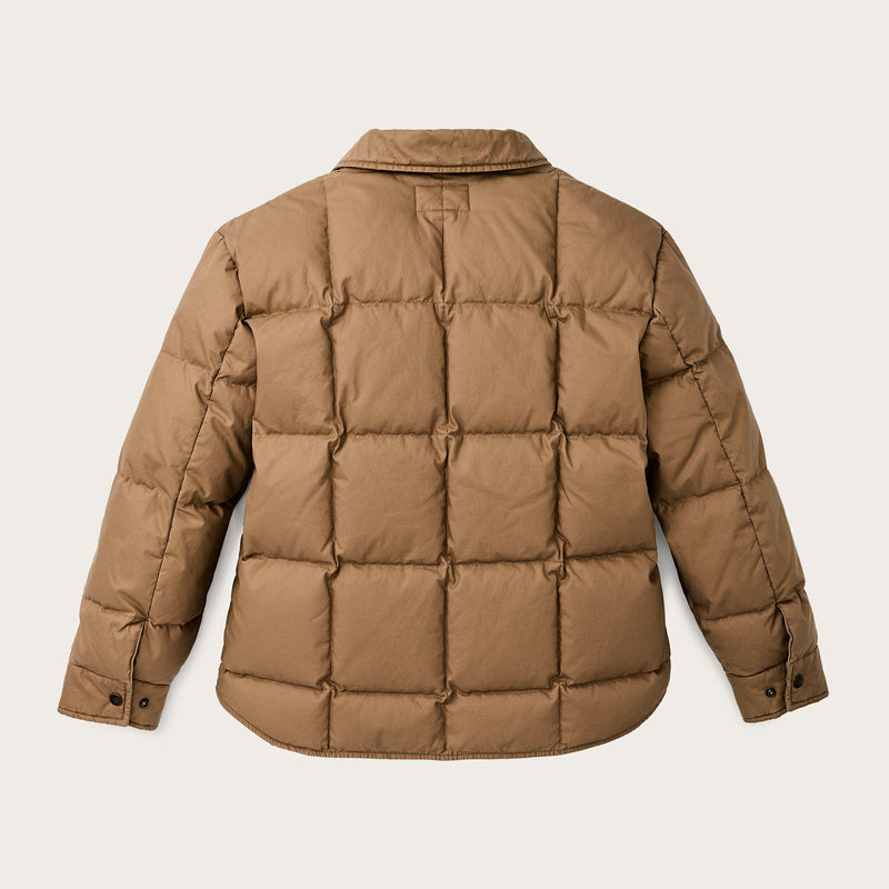 Women's heritage cotton down jacket par Filson | Antique bronze (Brown)