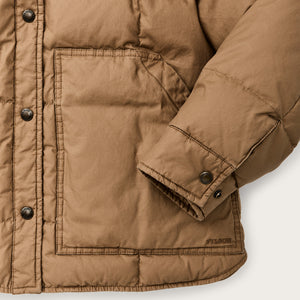 Women's heritage cotton down jacket par Filson | Antique bronze (Brown)