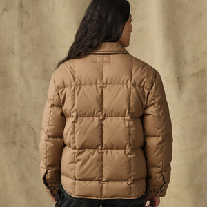 Women's heritage cotton down jacket par Filson | Antique bronze (Brown)
