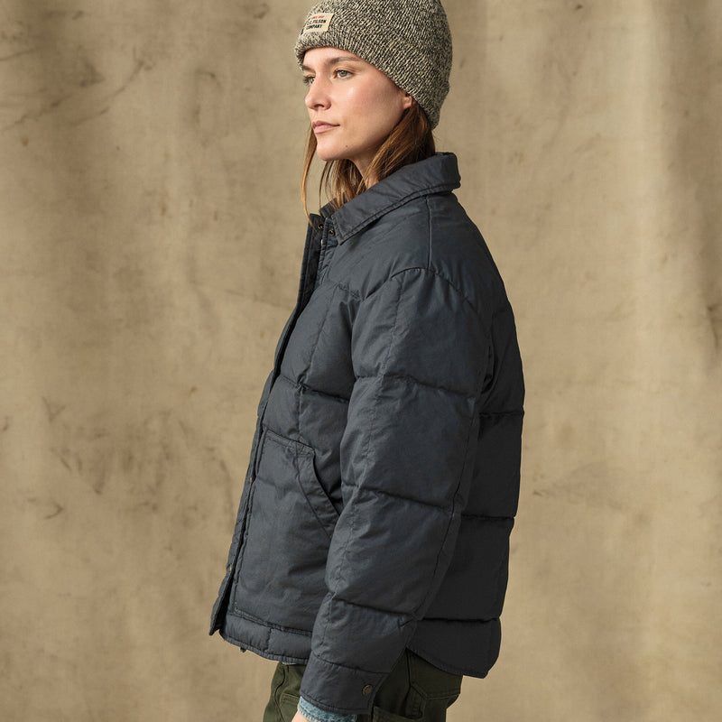 Women's heritage cotton down jacket by Filson | Bluefin (Blue)