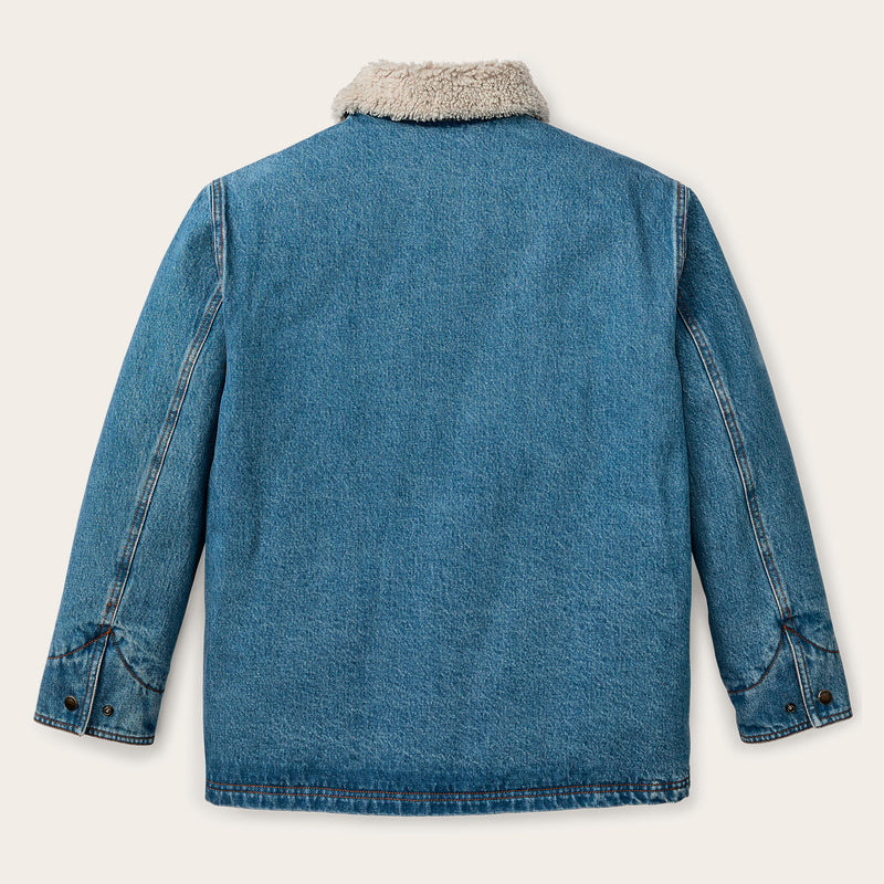 Women's insulated denim outfitter coat by Filson | Vintage indigo (Blue)