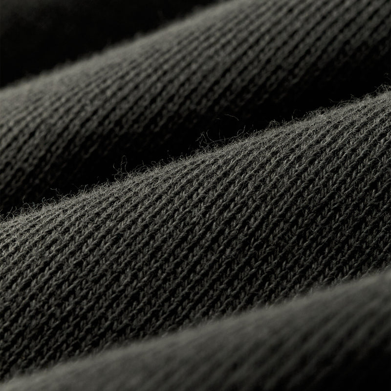 Women's french terry half-zip hoodie par Filson | Faded black (Black)