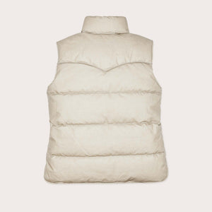 Women's waxed down vest von Filson | Light tan (Beige)