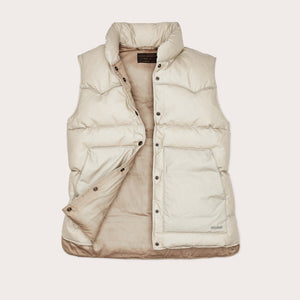 Women's waxed down vest von Filson | Light tan (Beige)