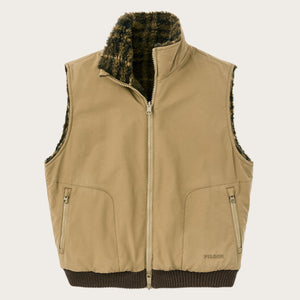 Reversible wooly fleece vest für damen von Filson | Tan (Beige)