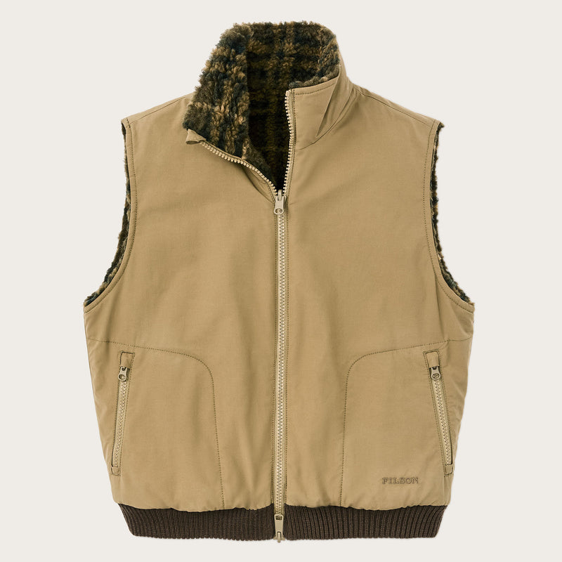 Reversible wooly fleece vest für damen von Filson | Tan (Beige)