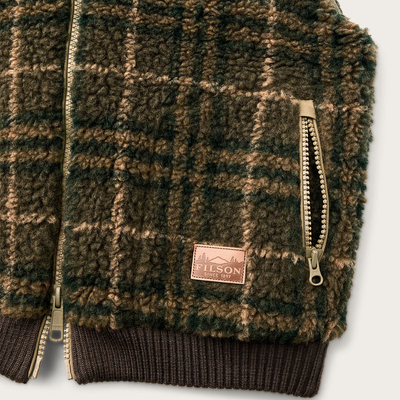Reversible wooly fleece vest für damen von Filson | Tan (Beige)