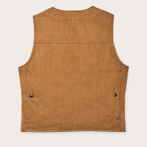 Women's archive cruiser vest par Filson | Harvest tan (Brown)