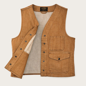 Women's archive cruiser vest par Filson | Harvest tan (Brown)