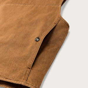 Women's archive cruiser vest par Filson | Harvest tan (Brown)