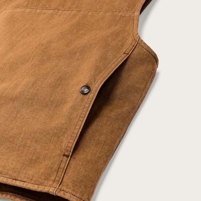 Women's archive cruiser vest par Filson | Harvest tan (Brown)