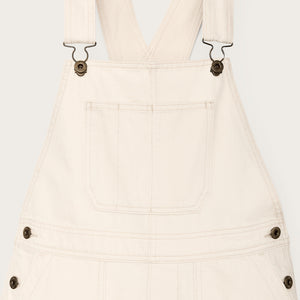 Women's denim overalls par Filson | Natural seed (White)