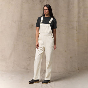 Women's denim overalls par Filson | Natural seed (White)