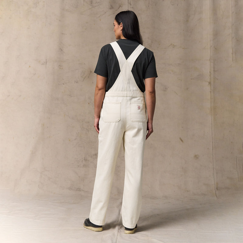 Women's denim overalls par Filson | Natural seed (White)