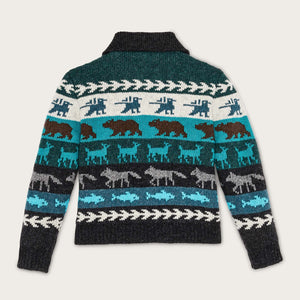 Women's fair isle cardigan von Filson | Animal multi (Multicolor)