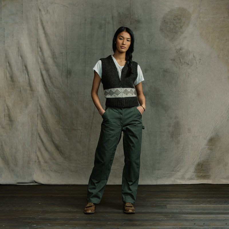 Women's wool vest by Filson | Dark brown (Brown)