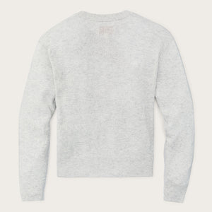 Maglione in lana da donna con grafica di Filson | Heather gray (Gray)