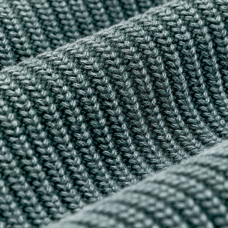 Women's cotton shawl neck cardigan par Filson | Juniper (Green)