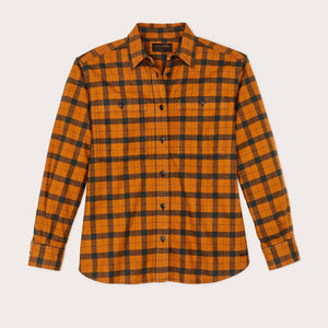 Women's alaskan guide shirt by Filson | Spruce & squash (Orange)