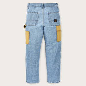 Work jeans (369 g) für damen von Filson | Stone wash indigo (Blue)