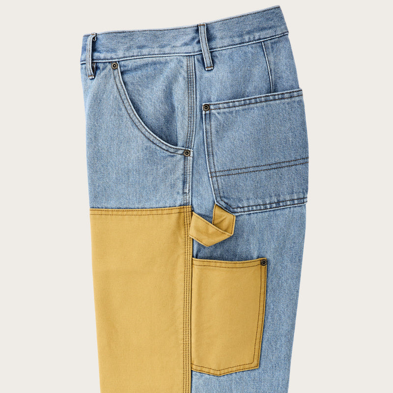 Work jeans (369 g) für damen von Filson | Stone wash indigo (Blue)