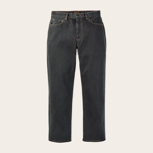 Women's 14-oz. straight-leg jeans by Filson | Black (Black)
