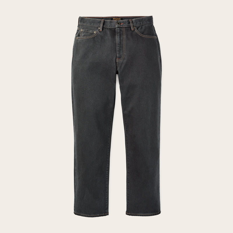 Women's 14-oz. straight-leg jeans by Filson | Black (Black)