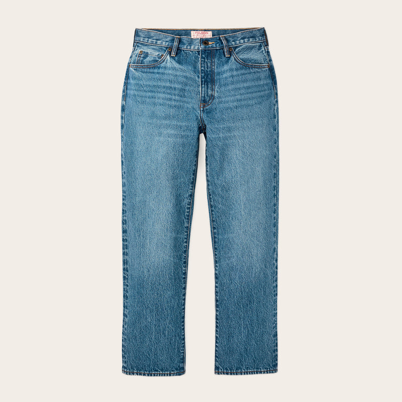 Women's 14-oz. straight-leg jeans by Filson | Vintage indigo (Blue)