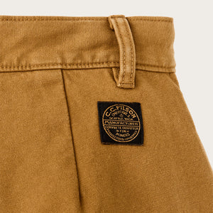 Women’s field camp shorts di Filson | Dark ochre (Orange)
